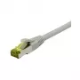 Synergy21 CAT6A S/FTP Patchkabel RJ45, 7,5 m, Grau, LSZH, 500MHz, 10Gbps