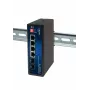 ALLNET ALL-SGI8104v3 Industrial Unmanaged Layer 2 Switch, 6 Port GbE, 4x GbE RJ45, 2x SFP, Lüfterlos, IP40