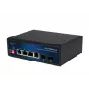 ALLNET ALL-SGI8104v3 Industrial Unmanaged Layer 2 Switch, 6 Port GbE, 4x GbE RJ45, 2x SFP, Lüfterlos, IP40