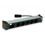 Bachmann POWER FRAME 5x Schuko-Steckdose 1x Modul-Slot 0,2m GST18i3 Schwarz