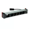 Bachmann POWER FRAME 5x Schuko-Steckdose 1x Modul-Slot 0,2m GST18i3 Schwarz