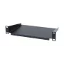 ALLNET ALL-S0002262 10-Zoll Fachboden, Tiefe 150 mm, 1HE, Frontmontage, schwarz