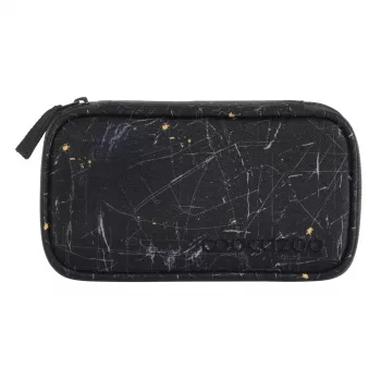 COOCAZOO Urban Metro Federmäppchen, Polyester, Grau/Schwarz/Weiß, 22 x 10 x 6 cm, wasserabweisend, reißfest, PVC-frei, PFC-frei