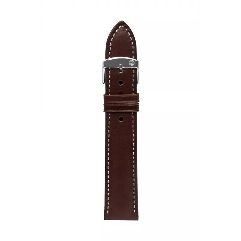 Zeppelin Lederarmband, Braun, 22 mm