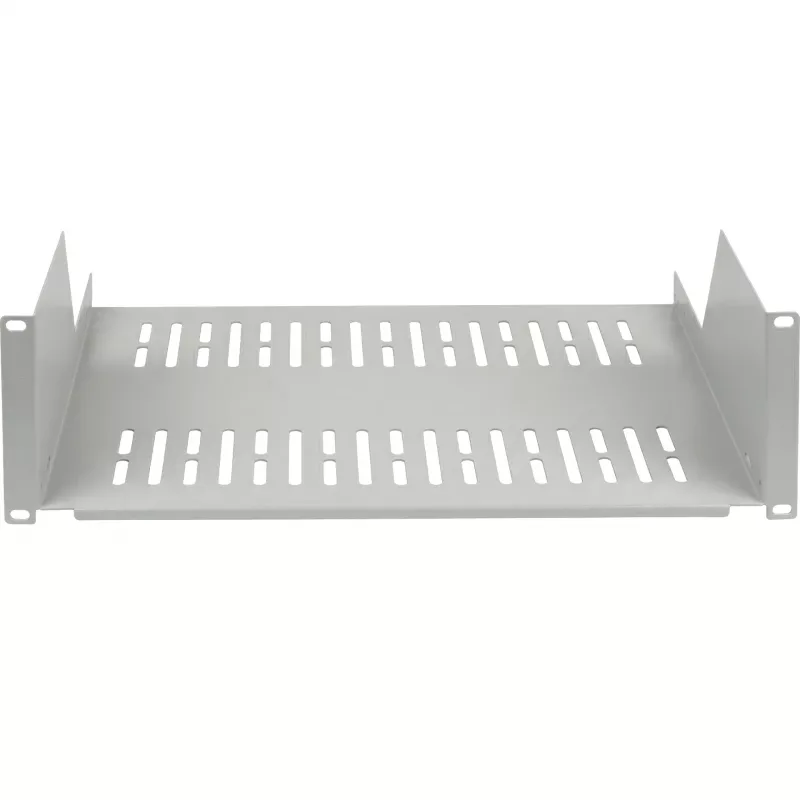 EFB ELEKTRONIK 19 inch 3U Festes Auslegergestell, 450 mm tief, 36 kg Belastung, Hellgrau RAL 7035