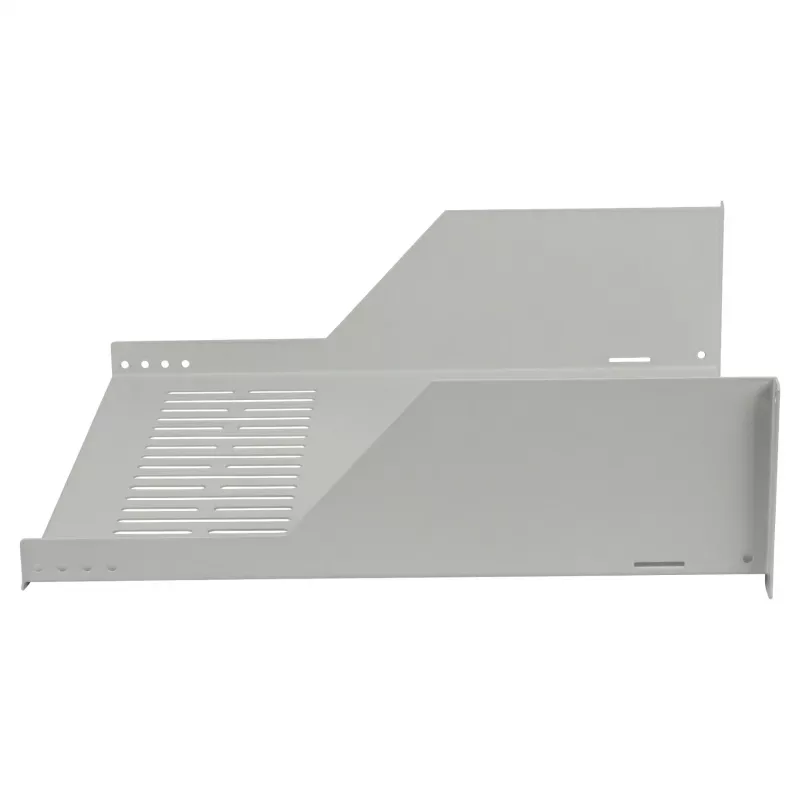 EFB ELEKTRONIK 19 inch 3U Festes Auslegergestell, 450 mm tief, 36 kg Belastung, Hellgrau RAL 7035
