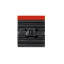 HellermannTyton FMB4APT-A-PA66HS-BK Selbstklebende flexible Montagebasis für Kabelbinder, PA66HS, Schwarz, 10 Stück