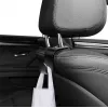 LogiLink Auto-Sitzhaken, 4er-Set, Schwarz, Universal Kopfstützen-Organizer, 8kg Belastung pro Haken, werkzeugloses Clip-on, ABS-Kunststoff