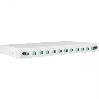 EFB Elektronik Spleißbox LC 50/125µ OM3 ausziehbar 24 Pigtails 12 Kupplungen