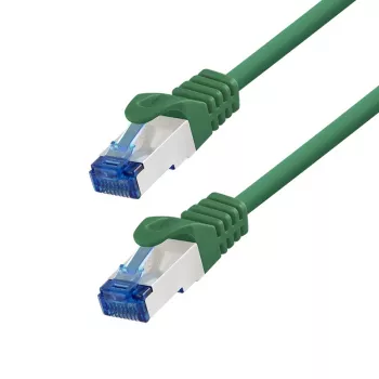 LogiLink Cat.6A S/FTP LSZH Patchkabel, 15m, Grün, EconLine