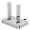 LogiLink USB 3.2 Gen2 Docking Station, 2-Bay, für M.2 NVMe SSD, Klon-Funktion