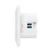 LogiLink Wandsteckdose mit 2-Port-USB-C-Ladegerät, 25W PD