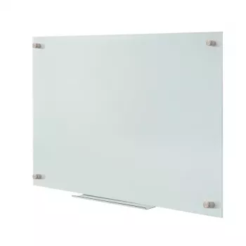 LogiLink Magnetisches Glas-Whiteboard EO0062, rahmenlos, 120 x 90 cm, Weiß