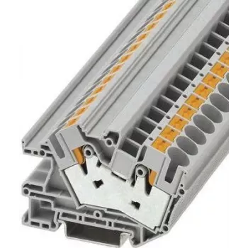 Phoenix 3214029 PTI 16/S Installationsklemme, Push-in-Anschluss, 16 mm², 500 V, 76 A, Grau