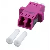 EFB Electronics LC-Duplex OS2 Singlemode Glasfaser-Kupplung, blaues Kunststoffgehäuse, SC-Simplex-Fußabdruck, einteilig