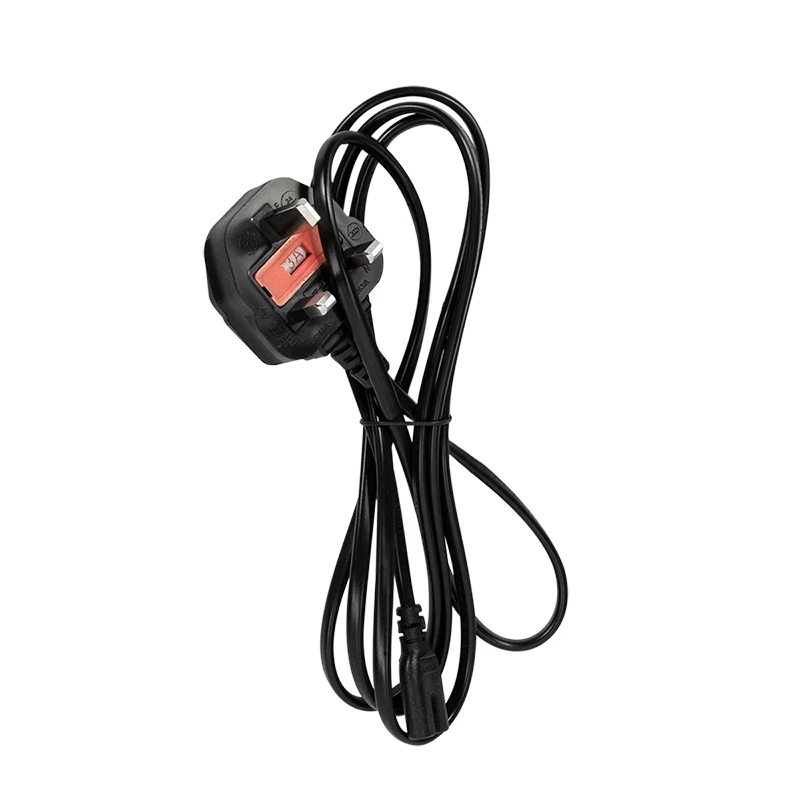 LogiLink Netzkabel BS 1363 (UK) auf IEC C7, Schwarz, 1,8 m