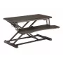 LOGILINK Sitz-Steh-Schreibtisch-Konverter, Einzelmotor, mit Tastaturablage, Schwarz