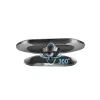 LogiLink Magnetischer Lüftungsdüsen-Halter fürs Auto Silber – 360° Schwenkbar, Neodym-Griff, Universelle Passform