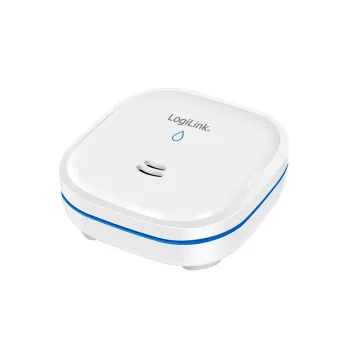 LogiLink Wasserwächter, 10 Jahre Batterielebensdauer, 85 dB Alarm, Weiß