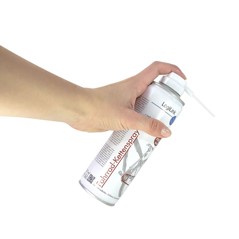 LogiLink RP0024 Kettenpflege-Spray für Fahrräder mit PTFE und MoS2, 300 ml