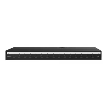 LogiLink USB-C Multi-Ladegerät (IPSS), 15 Ports, PD, Smart, Schwarz