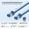 LogiLink SlimLine Cat.6A S/FTP LSZH Patchkabel, 15 m, Blau