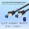 LogiLink Cat.6A S/FTP Patchkabel, CCA, LSZH, Schwarz, 5m, EconLine