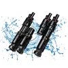 LogiLink Solar Y-Verbinder-Set, 2 Stück, MC4-kompatibel, Stecker & Buchse, PVC, Schwarz