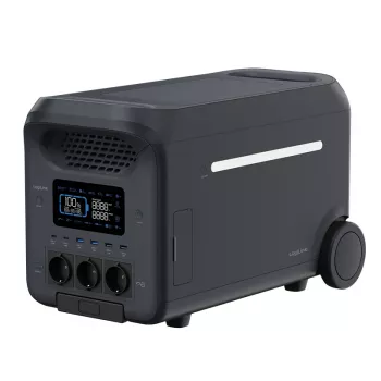 LOGILINK Tragbare Powerstation PPS3000, 3000W LiFePO4, 2560Wh, Tuya Smart, UPS