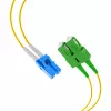 EFB Elektronik Duplex-Jumper LC-SC/APC 9/125µm OS2 LSZH Gelb 2,0mm 40m