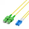 EFB Elektronik Duplex-Jumper LC-SC/APC 9/125µm OS2 LSZH Gelb 2,0mm 40m