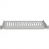 EFB ELEKTRONIK 19 Zoll 1U Festes Regal, 250 mm tief, 10 kg Belastung, Hellgrau RAL 7035