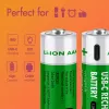 LogiLink LR03RCB2 USB-C wiederaufladbare AAA Li-Ion Akkus, 1,5V, 2er-Pack
