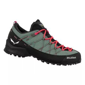 Salewa Wildfire 2 Damen-Zustiegsschuhe - Black Out / Fluo Coral