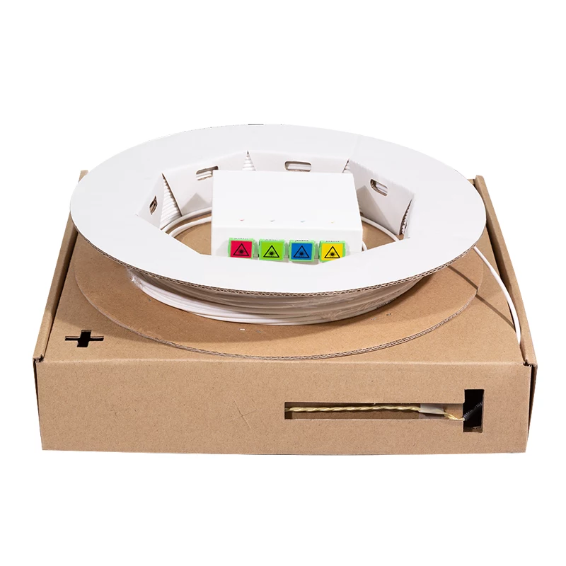 LogiLink FTTH-Abschlussbox 4 x SC/APC mit 30 m Anschlusskabel