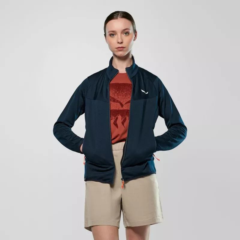Salewa Puez Altavia PL Damen Fleecejacke Navy Blazer 36 (S)