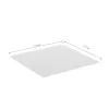 LogiLink EO0086 Bodenschutzmatte, 117 x 120 cm, extra weich, transparent, rutschfest, für harte Böden