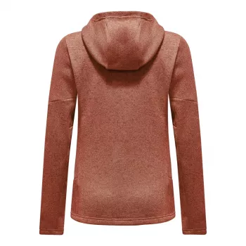Salewa Puez Rocca PL Kapuzenjacke Damen Etruskisch Rot Größe M