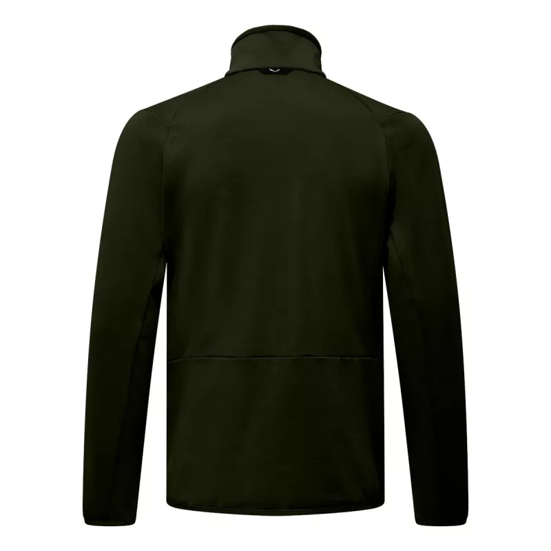 Salewa Puez Cammino PL Kapuzenlose Fleecejacke Herren Dark Olive