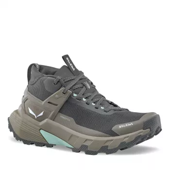Salewa Pedroc 2 Mid PTX Damen-Wanderschuhe - Black Out/Bungee Cord - UK 4 (EU 36,5)