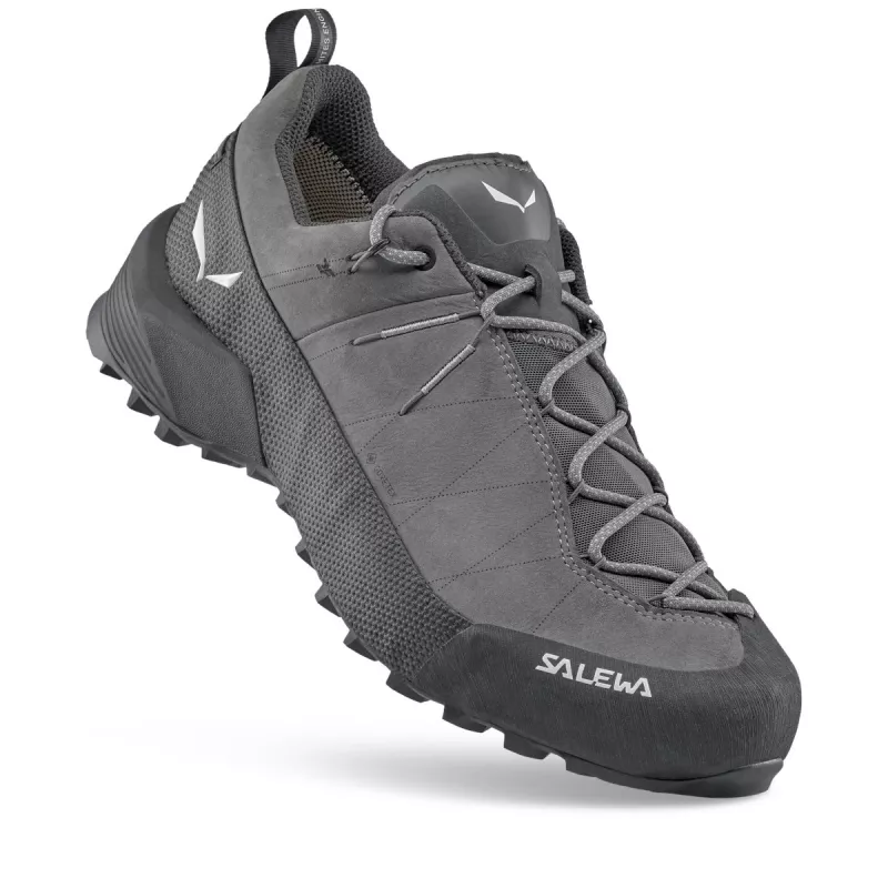 Salewa Wildfire Leather 2 GTX Approach-Schuh Quiet Shade/Schwarz UK 12