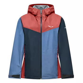 Salewa Puez Aqua 4 PTX 2.5L Damen Hardshell-Jacke - Etruscan Red/Multi - Größe S