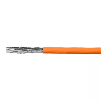 LogiLink Cat.7 600 MHz Installationskabel 23 AWG CCA, S/FTP 50 m, Orange