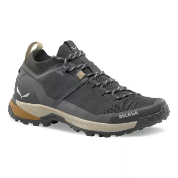 Salewa Puez 2 Knit PTX Herren-Wanderschuhe Schwarz/Schwarz Größe 41