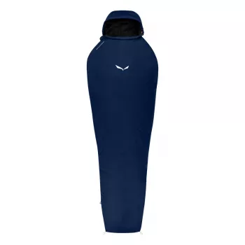 Salewa Micro II 800 Synthetischer Schlafsack 185 cm Links-Reißverschluss Blau Depth