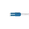 LogiLink Uniboot Push-Pull LC-LC OS2 Singlemode Glasfaser-Patchkabel, 0,5 m, LSZH, Gelb