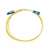 LogiLink Uniboot Push-Pull LC-LC OS2 Singlemode Glasfaser-Patchkabel, 0,5 m, LSZH, Gelb