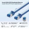 LogiLink SlimLine Cat.6A S/FTP LSZH Patchkabel, 7,5 m, Blau