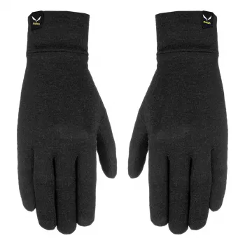Salewa Cristallo Liner Wollhandschuhe Schwarz XL