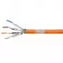 LogiLink Cat.7 600 MHz Installationskabel 23 AWG CCA, S/FTP 30 m, Orange